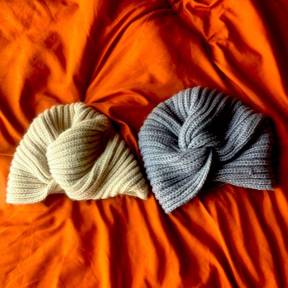 Handmade crochet head wraps/beanies